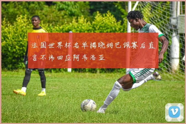 法国世界杯名单揭晓姆巴佩赛后直言不讳回应阿韦洛亚